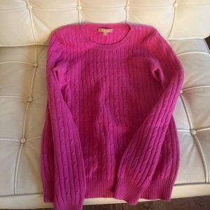 Hot Pink Cashmere Sweater